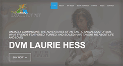 Desktop Screenshot of lauriehessdvm.com