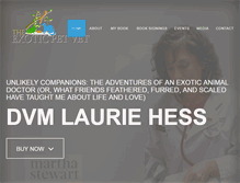 Tablet Screenshot of lauriehessdvm.com